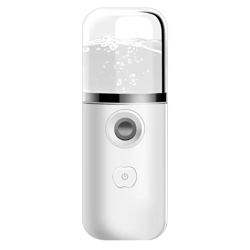 Mini Nano Facial Mister USB Rechargeable Humidifier white by HitMyNeed