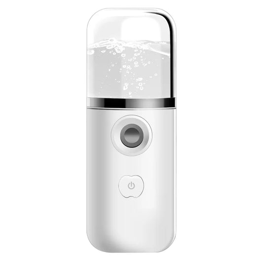 Mini Nano Facial Mister USB Rechargeable Humidifier white by HitMyNeed