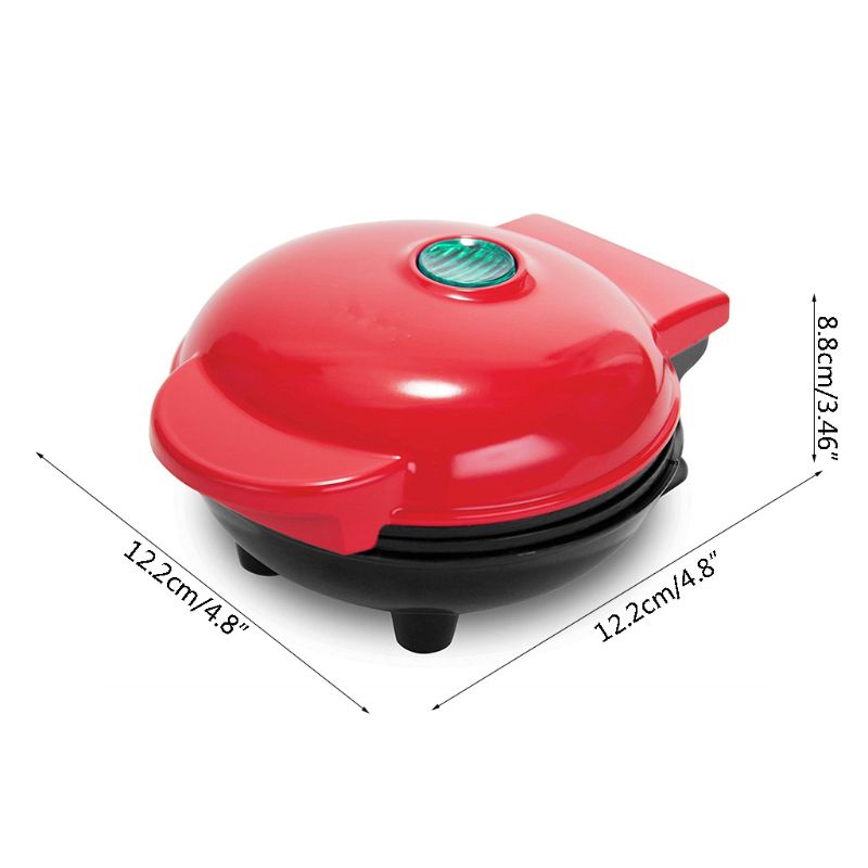Mini Non-Stick Waffle Maker, 4.8 Inch Compact Iron by HitMyNeed