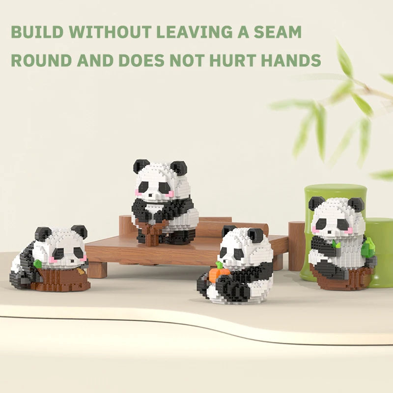 Mini Panda Chinese Style Building Block Set by HitMyNeed