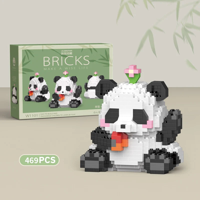 Mini Panda Chinese Style Building Block Set w1101-nobox by HitMyNeed