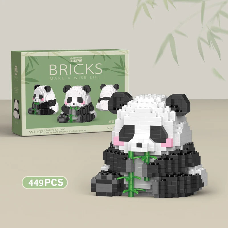 Mini Panda Chinese Style Building Block Set w1102-nobox by HitMyNeed