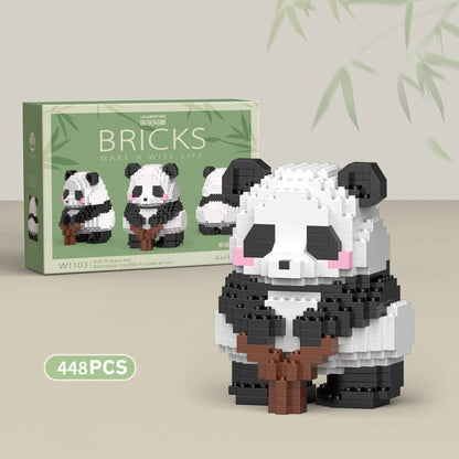 Mini Panda Chinese Style Building Block Set w1103-nobox by HitMyNeed