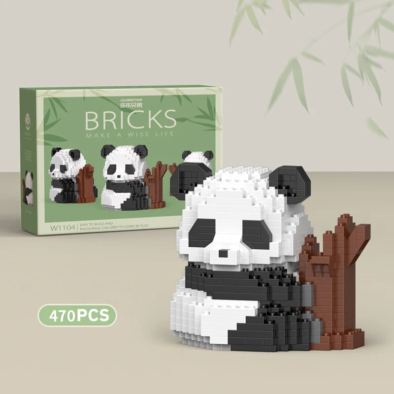 Mini Panda Chinese Style Building Block Set w1104-nobox by HitMyNeed