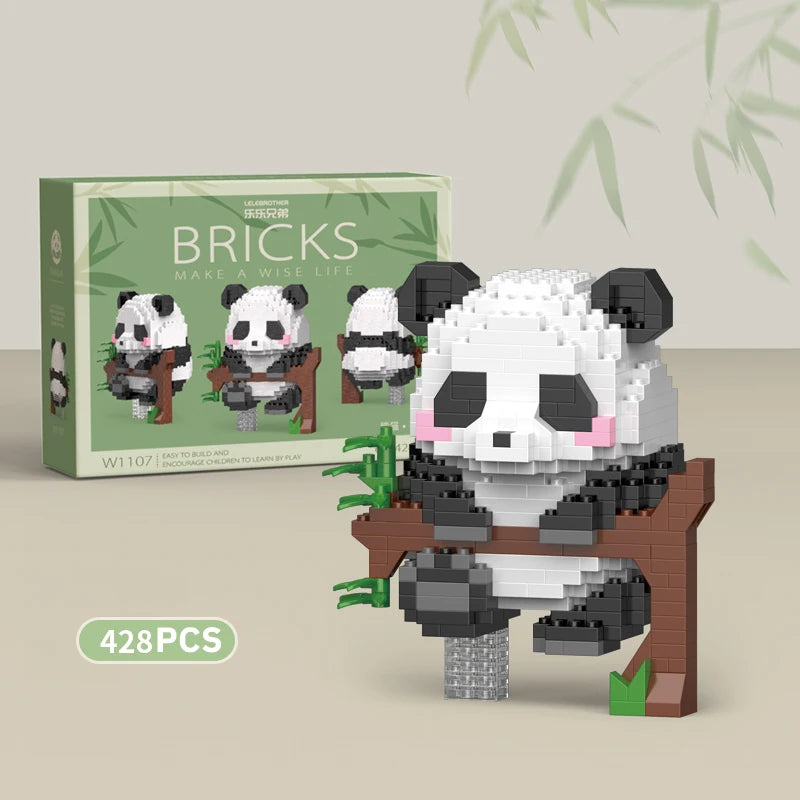 Mini Panda Chinese Style Building Block Set w1107-nobox by HitMyNeed