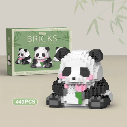 Mini Panda Chinese Style Building Block Set w1108-nobox by HitMyNeed