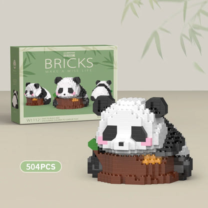 Mini Panda Chinese Style Building Block Set w1112-nobox by HitMyNeed