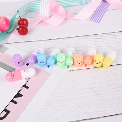 Mini Pill Highlighters Set of 6 by HitMyNeed