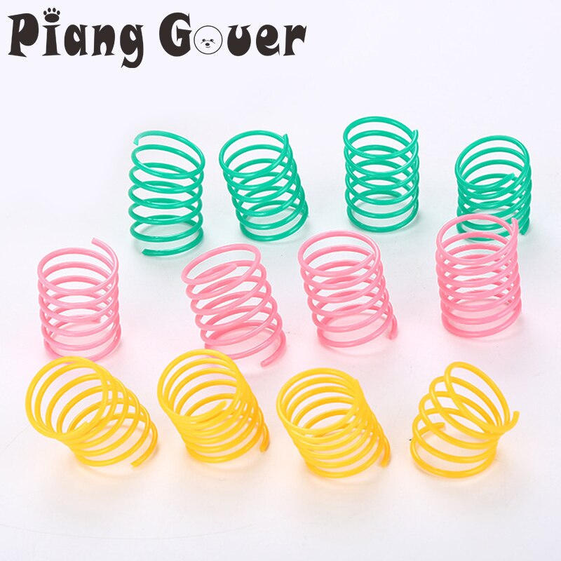 Mini Plastic Spring Cat Toys, 20 Pack by HitMyNeed