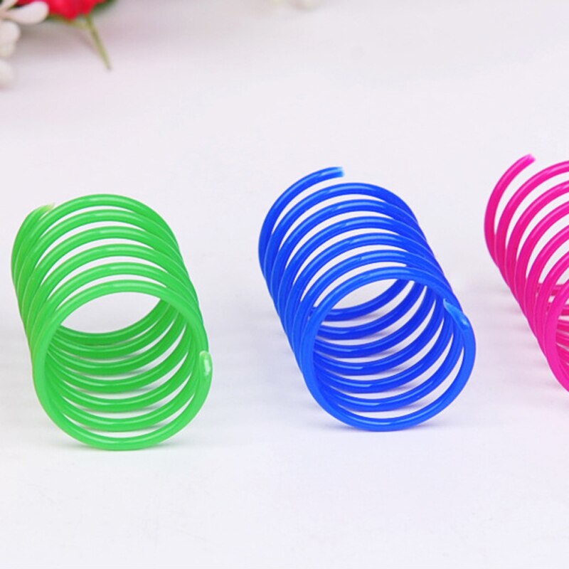 Mini Plastic Spring Cat Toys, 20 Pack by HitMyNeed