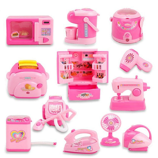 Mini Play Kitchen and Home Appliances Set (12pcs) by HitMyNeed