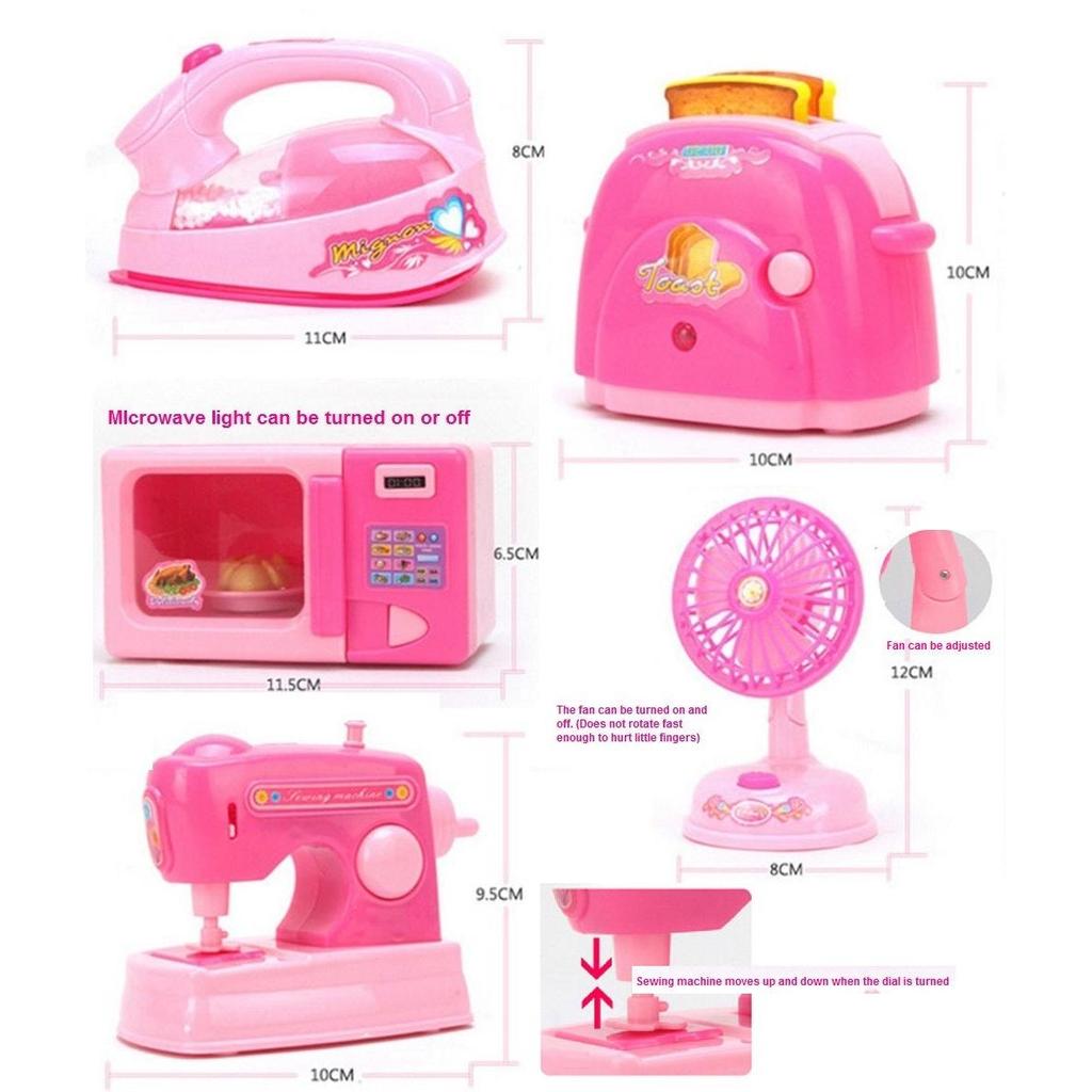 Mini Play Kitchen and Home Appliances Set (12pcs) by HitMyNeed