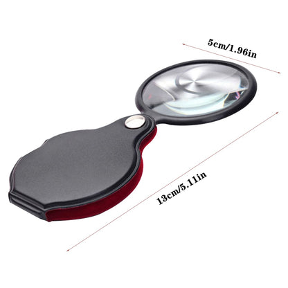 Mini Pocket 8x Handheld Folding Magnifier Glass by HitMyNeed