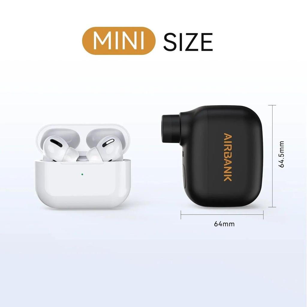 Mini Portable 100PSI USB-C Bicycle Tire Inflator by HitMyNeed