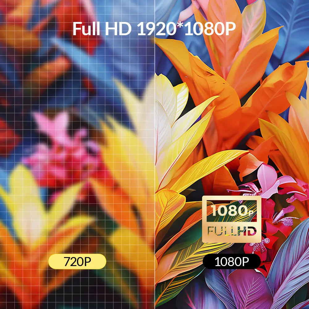 Mini Portable 1080P DLP Projector with Android 11 by HitMyNeed