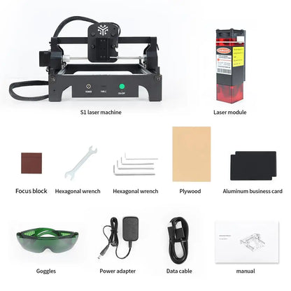 Mini Portable 2.5W Laser Engraver for DIY & Logo Work by HitMyNeed