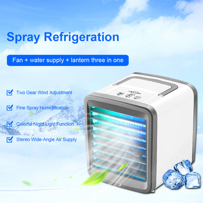 Mini Portable AC Cooler USB Fan & Humidifier by HitMyNeed