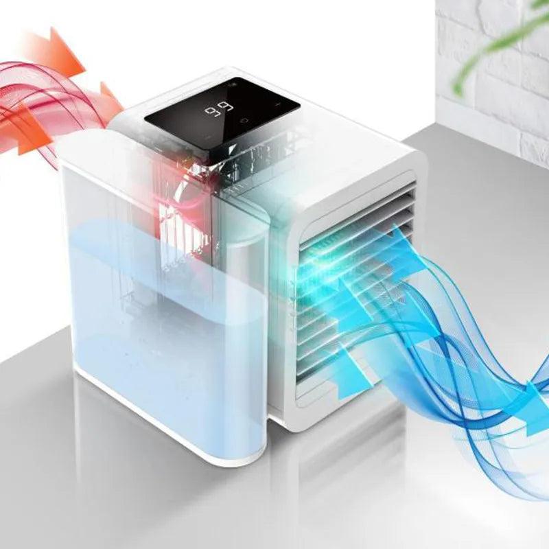 Mini Portable Air Cooler & 1L Humidifier Diffuser by HitMyNeed