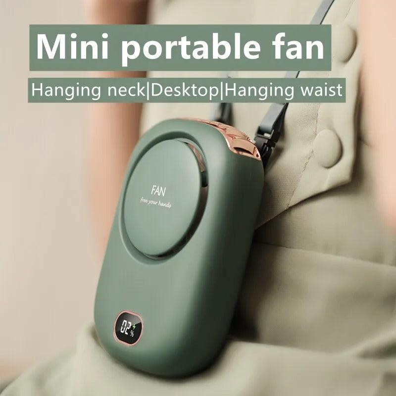 Mini Portable Bladeless Rechargeable Handheld Fan by HitMyNeed