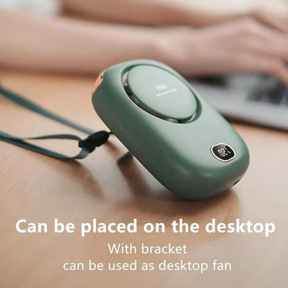 Mini Portable Bladeless Rechargeable Handheld Fan by HitMyNeed