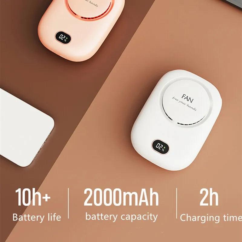 Mini Portable Bladeless Rechargeable Handheld Fan by HitMyNeed