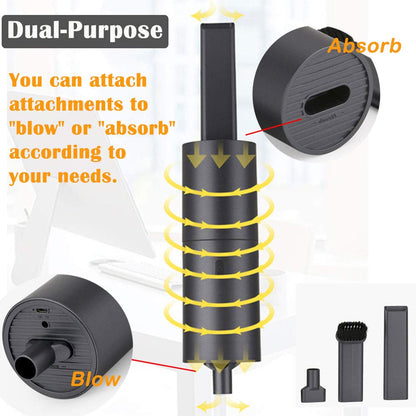 Mini Portable Handheld Vacuum Cleaner, Cordless USB by HitMyNeed