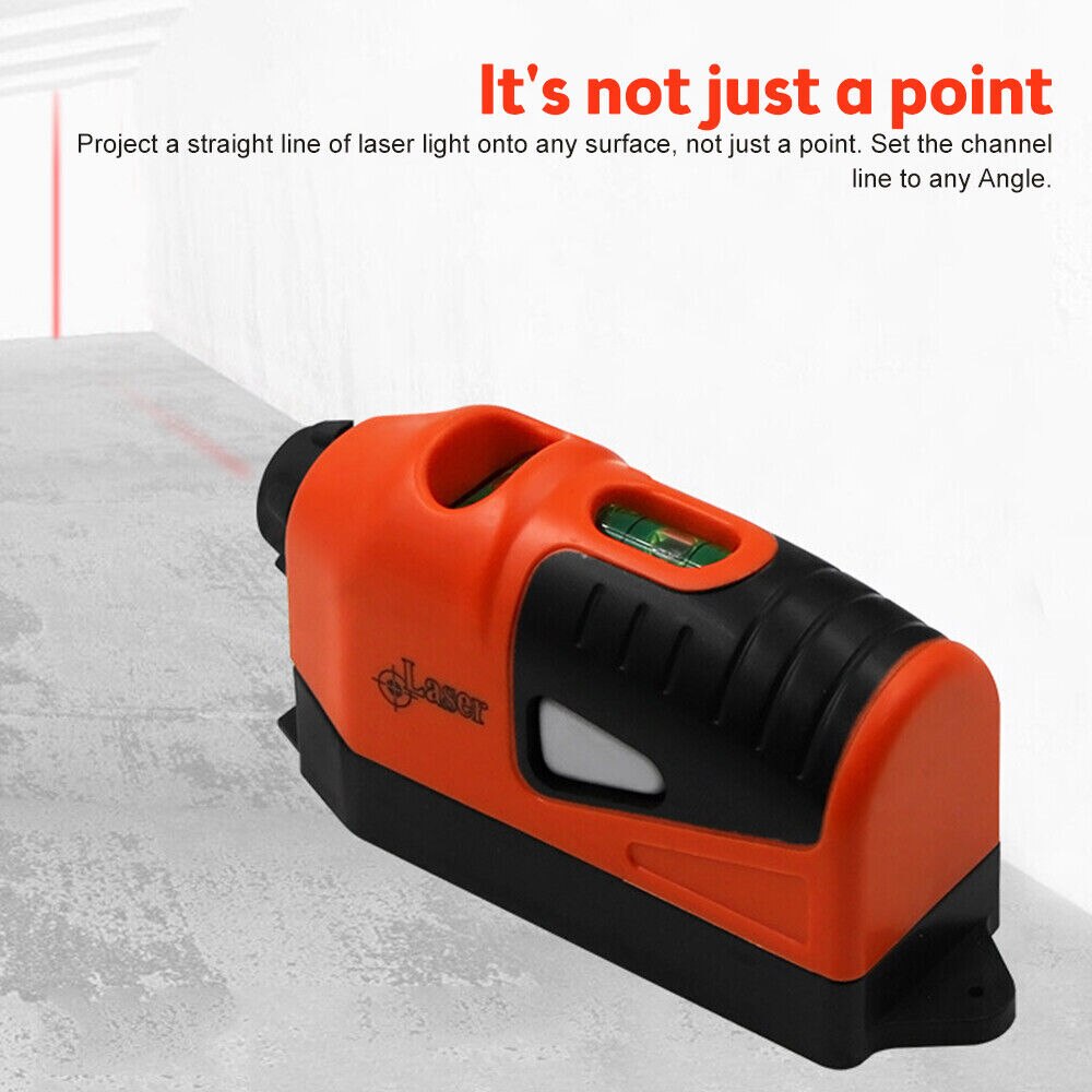 Mini Portable Laser Level with Vertical Spirit Vial by HitMyNeed