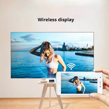 Mini Portable LED Video Projector with Battery by HitMyNeed