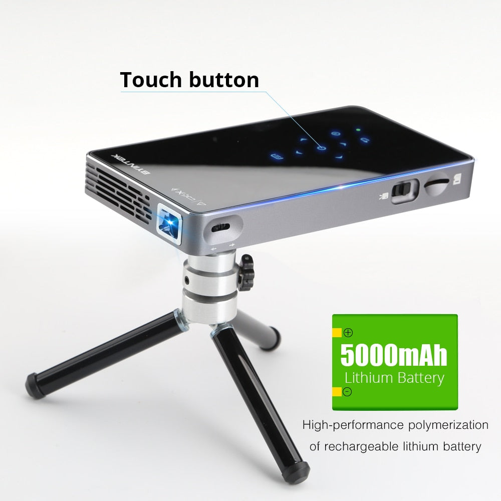 Mini Portable LED Video Projector with Battery by HitMyNeed