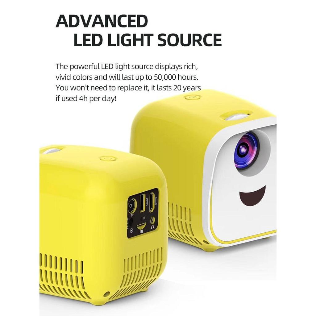 Mini Portable Movie Projector with HDMI & USB by HitMyNeed