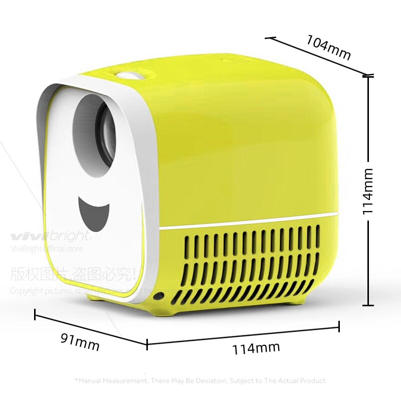 Mini Portable Movie Projector with HDMI & USB by HitMyNeed