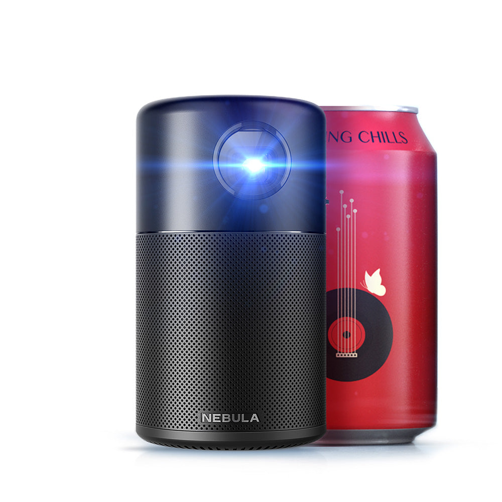 Mini Portable Projector with Built-In Speaker by HitMyNeed