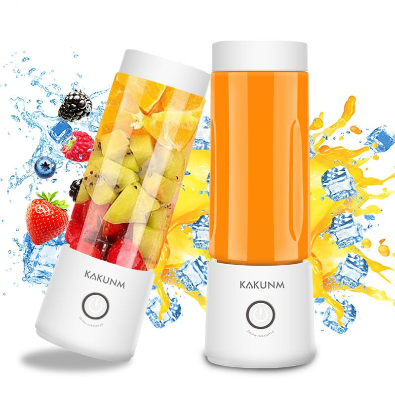 Mini Portable Rechargeable Juicer Blender 400ml by HitMyNeed