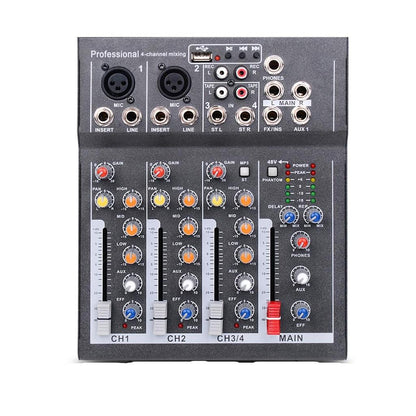 Mini Portable Sound Mixer with 3-Band EQ & USB Input by HitMyNeed