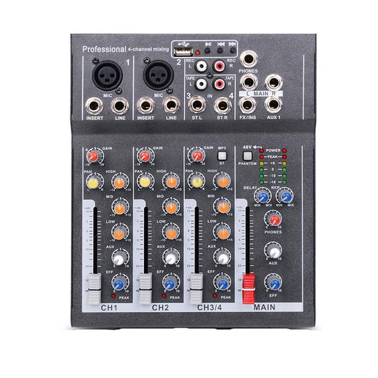 Mini Portable Sound Mixer with 3-Band EQ & USB Input by HitMyNeed