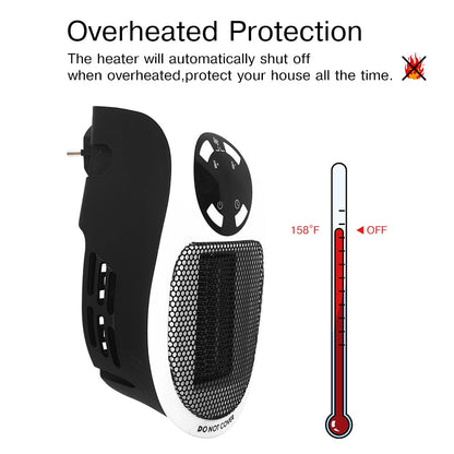 Mini Portable Space Heater with Timer & Remote by HitMyNeed