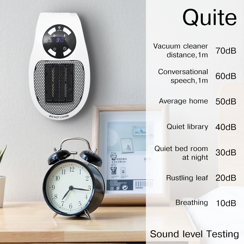 Mini Portable Space Heater with Timer & Remote by HitMyNeed