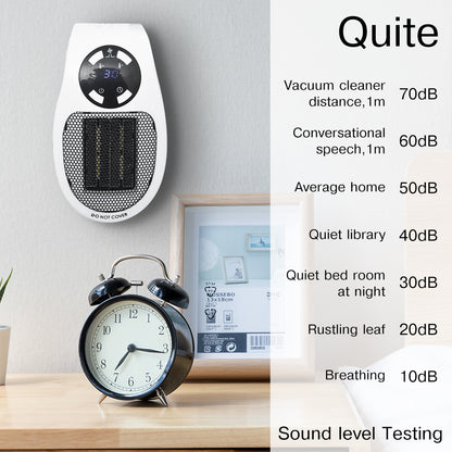 Mini Portable Space Heater with Timer & Remote by HitMyNeed