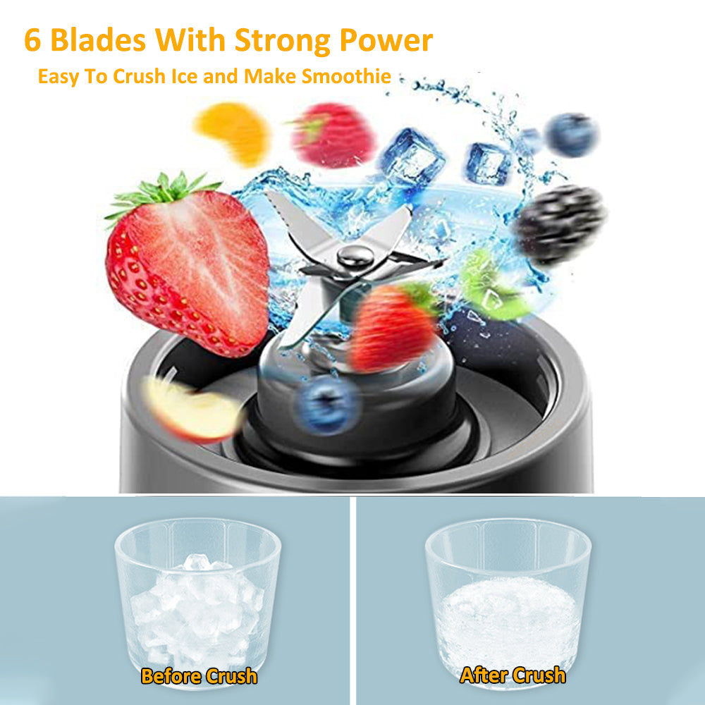 Mini Portable USB Blender with 530ml Bottle by HitMyNeed