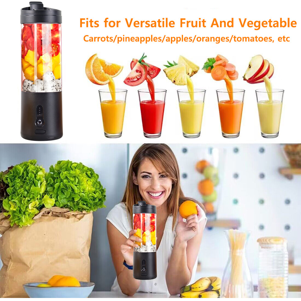 Mini Portable USB Blender with 530ml Bottle by HitMyNeed