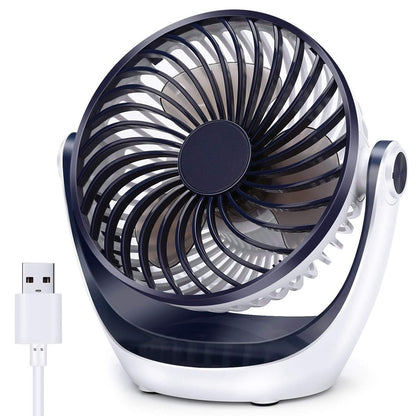 Mini Portable USB Desk Fan with 2 Speeds by HitMyNeed