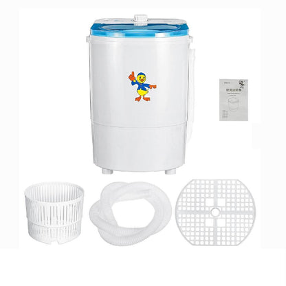 Mini Portable Washing Machine with Spin Dryer 4.5kg by HitMyNeed