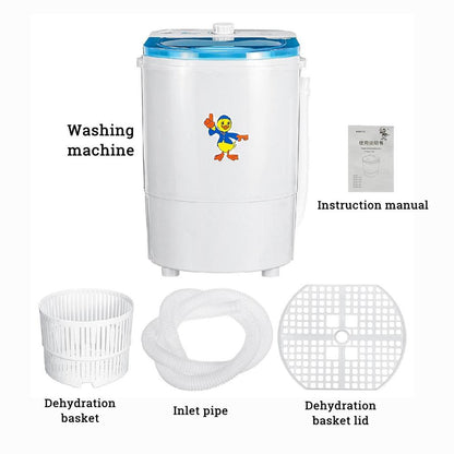 Mini Portable Washing Machine with Spin Dryer 4.5kg by HitMyNeed