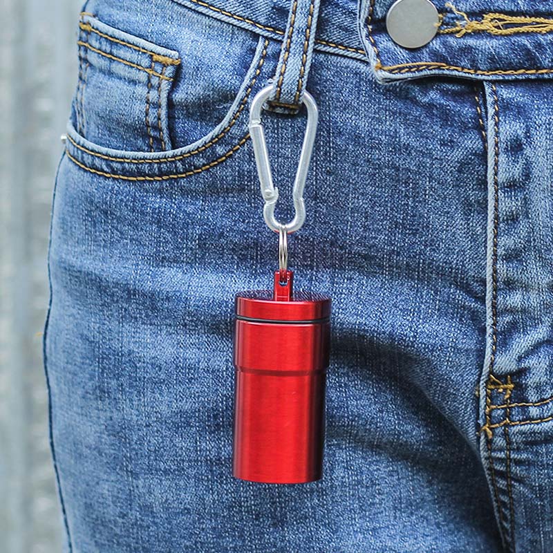 Mini Portable Windproof Ashtray with Keychain by HitMyNeed