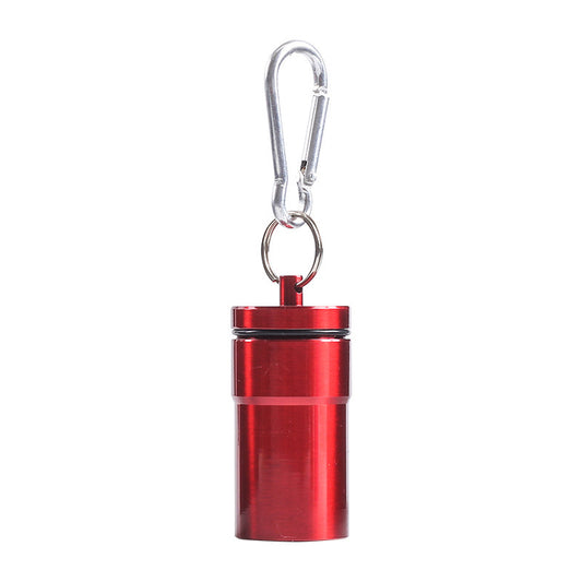 Mini Portable Windproof Ashtray with Keychain red by HitMyNeed