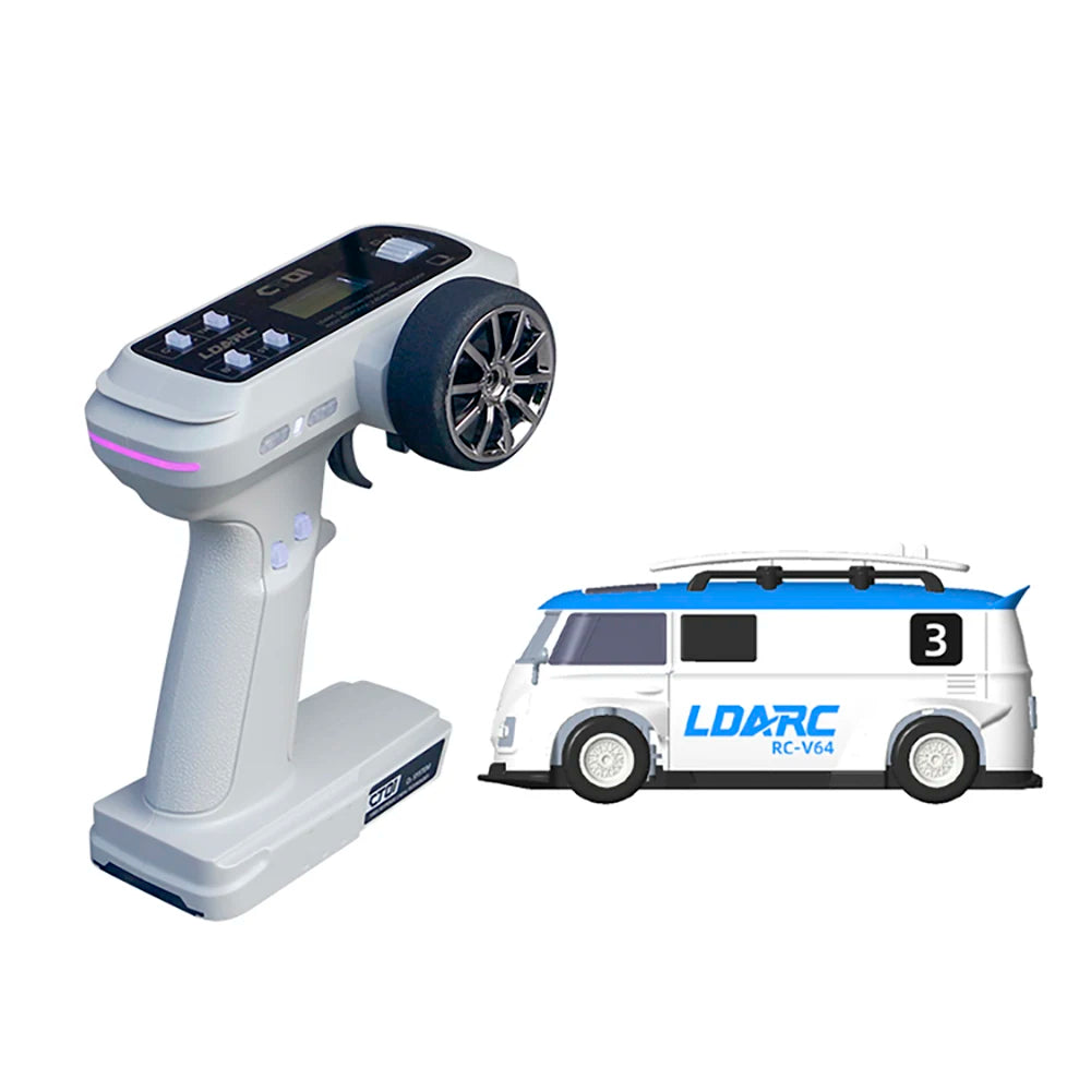 Mini RC 2.4GHz Tabletop Bus Remote Control Car RTR blue by HitMyNeed