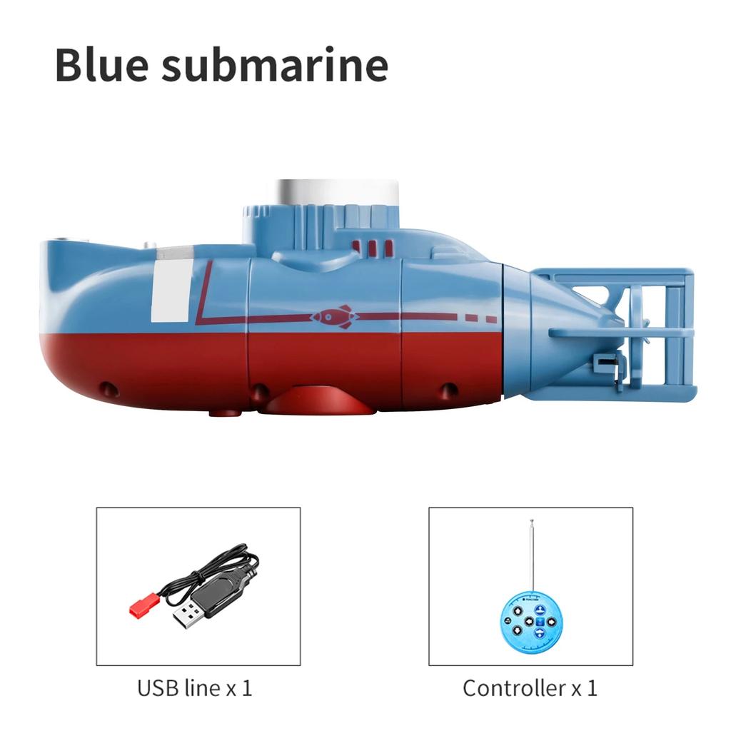 Mini RC Submarine Remote Control Diving Toy for Kids by HitMyNeed