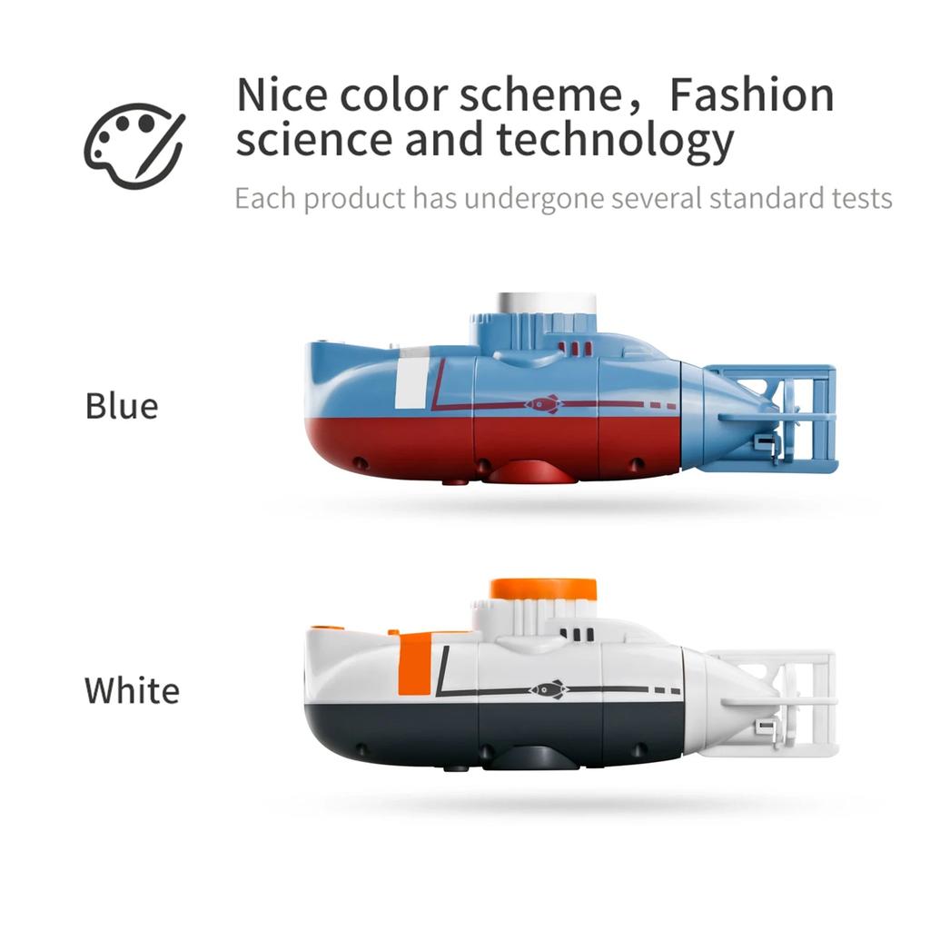 Mini RC Submarine Remote Control Diving Toy for Kids by HitMyNeed