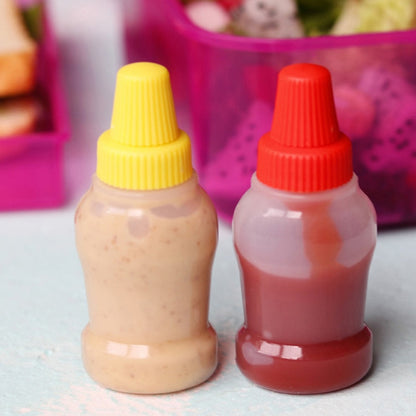 Mini Refillable Ketchup Bottles 25ml (Set of 2) by HitMyNeed