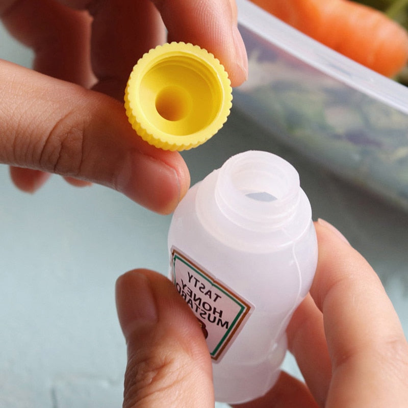 Mini Refillable Ketchup Bottles 25ml (Set of 2) by HitMyNeed